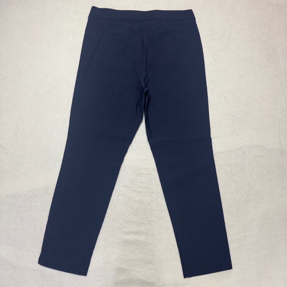 Counterparts Womens Navy Blue Pull On Dress Pants Straight Leg Size 12 - Picture 3 of 10